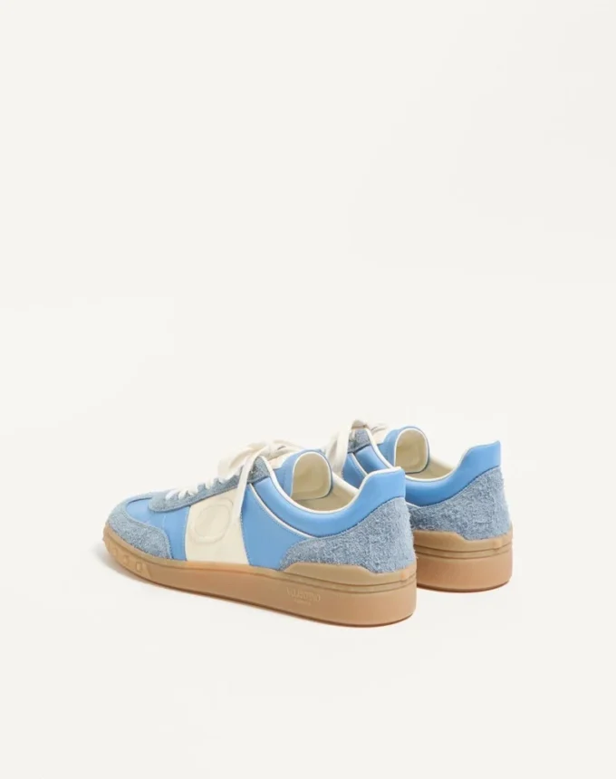 Baskets basses Upvillage en cuir croûte et nylon Baskets basses Upvillage en cuir croûte et nylon