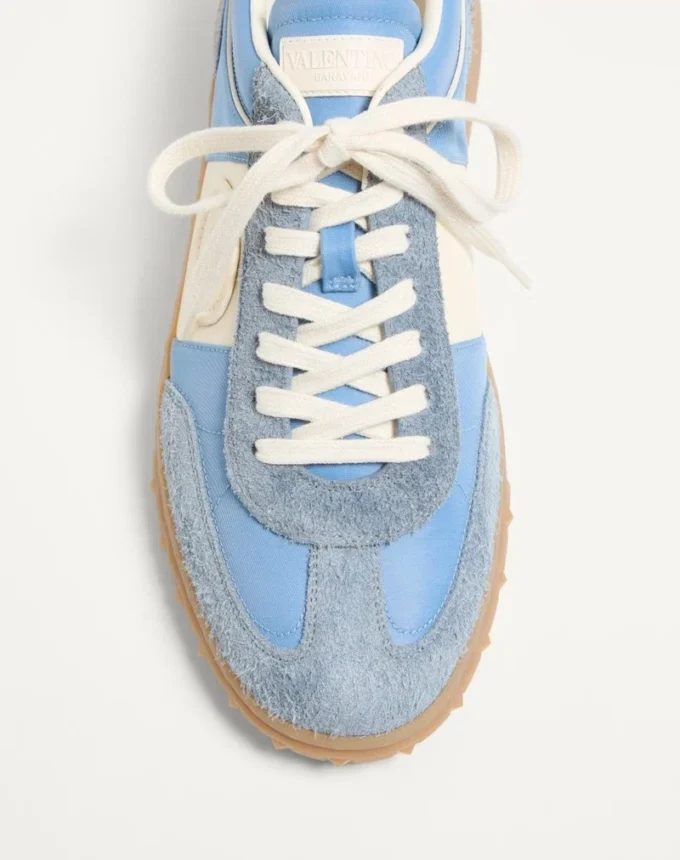 Baskets basses Upvillage en cuir croûte et nylon Baskets basses Upvillage en cuir croûte et nylon