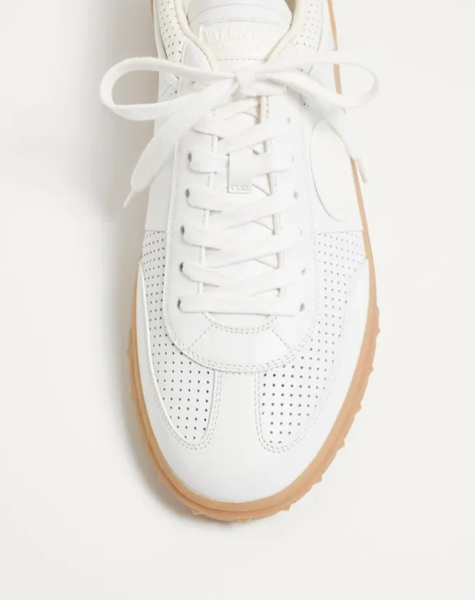 Baskets basses Upvillage en cuir nappa perforé Baskets basses Upvillage en cuir nappa perforé