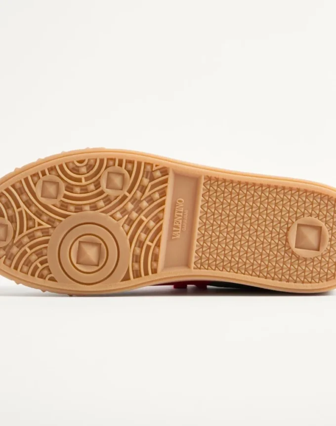 Baskets basses Upvillage en cuir refendu et cuir nappa de veau Baskets basses Upvillage en cuir refendu et cuir nappa de veau