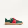 Baskets basses Upvillage en cuir refendu et cuir nappa de veau Baskets basses Upvillage en cuir refendu et cuir nappa de veau