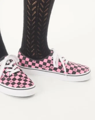 Baskets basses Valentino Garavani et Vans en tissu avec imprimé VLogo Checkerboard