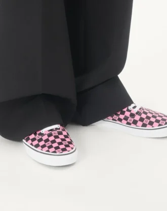 Baskets basses Valentino Garavani et Vans en tissu avec imprimé VLogo Checkerboard