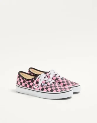 Baskets basses Valentino Garavani et Vans en tissu avec imprimé VLogo Checkerboard