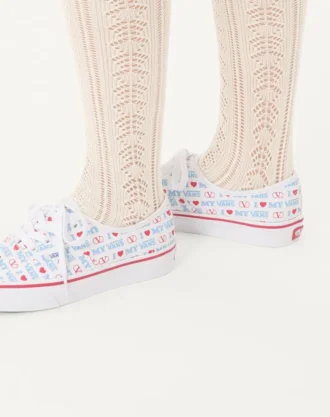 Baskets basses Valentino Garavani et Vans en tissu imprimé Valentino Vans Love