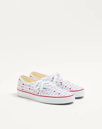 Baskets basses Valentino Garavani et Vans en tissu imprimé Valentino Vans Love