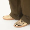Baskets Kicky en cuir nappa laminé Baskets Kicky en cuir nappa laminé