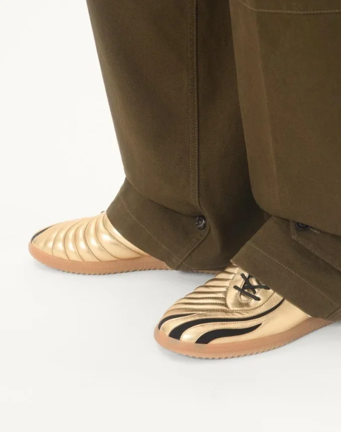 Baskets Kicky en cuir nappa laminé Baskets Kicky en cuir nappa laminé