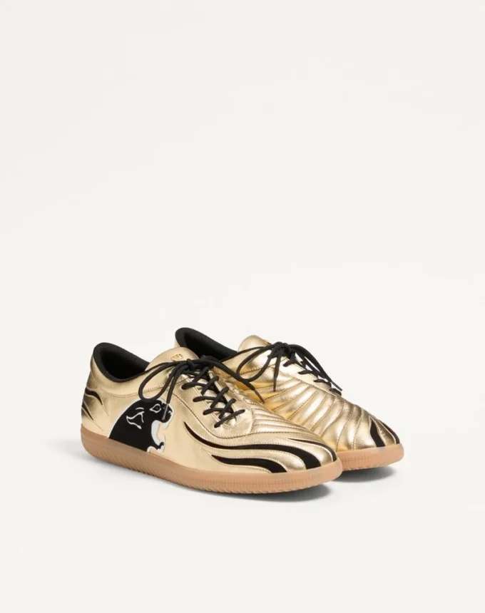 Baskets Kicky en cuir nappa laminé Baskets Kicky en cuir nappa laminé