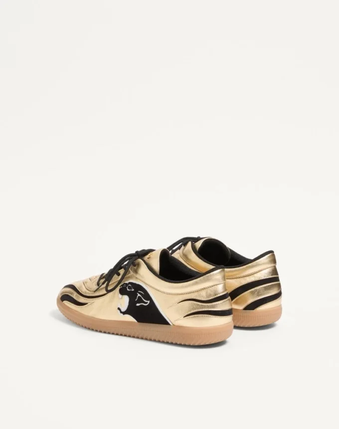 Baskets Kicky en cuir nappa laminé Baskets Kicky en cuir nappa laminé