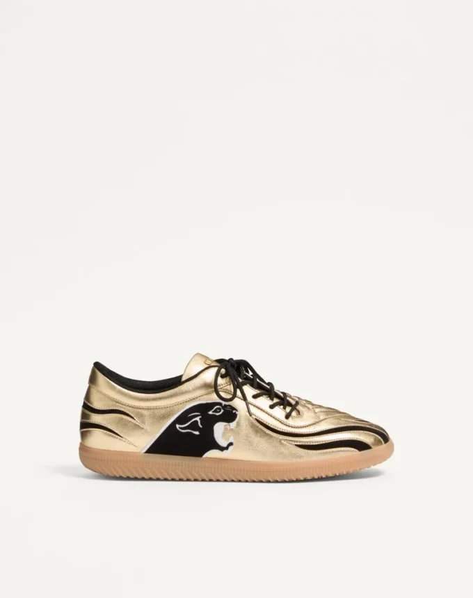 Baskets Kicky en cuir nappa laminé Baskets Kicky en cuir nappa laminé
