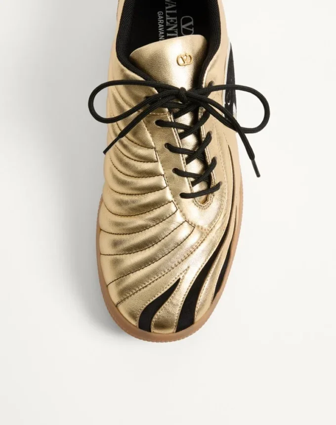Baskets Kicky en cuir nappa laminé Baskets Kicky en cuir nappa laminé