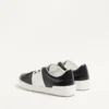 Baskets ouvertes en cuir de veau