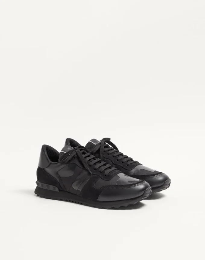 Baskets Rockrunner Camouflage Noir