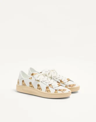 Baskets Royco en cuir de veau nappa avec motif Petit Charles