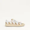 Baskets Royco en cuir de veau nappa avec motif Petit Charles Baskets Royco en cuir de veau nappa avec motif Petit Charles