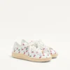 Baskets Royco en cuir nappa avec motif Cherryfic Baskets Royco en cuir nappa avec motif Cherryfic