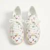 Baskets Royco en cuir nappa avec motif Cherryfic Baskets Royco en cuir nappa avec motif Cherryfic