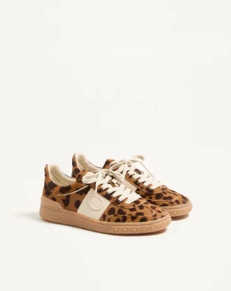 Baskets Upvillage en cuir de veau effet poney Baskets Upvillage en cuir de veau effet poney