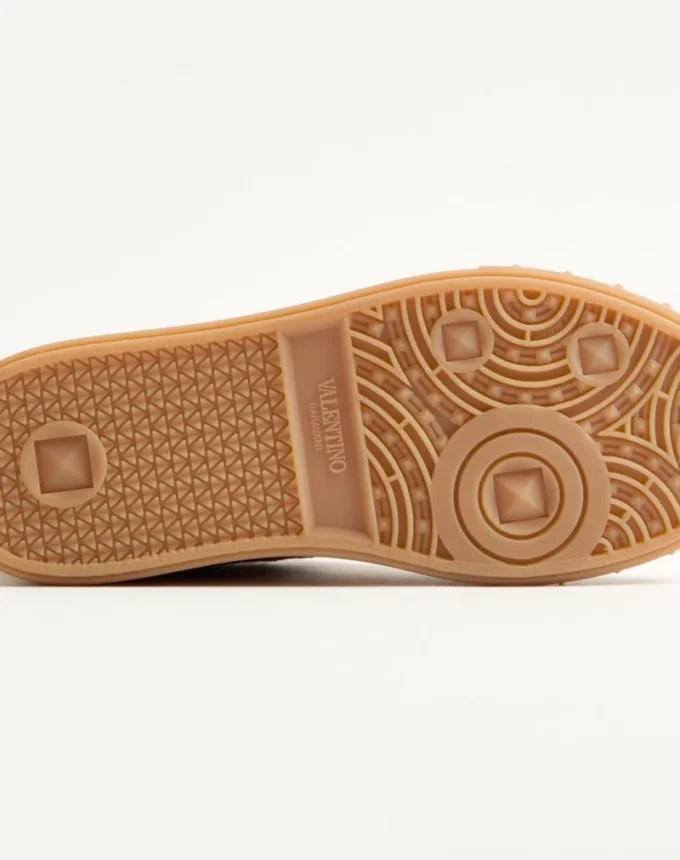 Baskets Upvillage en cuir de veau effet poney