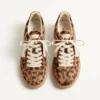 Baskets Upvillage en cuir de veau effet poney