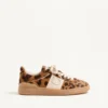 Baskets Upvillage en cuir de veau effet poney