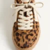 Baskets Upvillage en cuir de veau effet poney