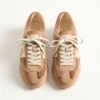 Baskets Upvillage en laine et cuir croûte