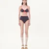Bikini en lycra avec imprimé Cherryfic