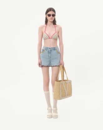 Bikini en lycra imprimé Gelatini à pois