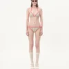 Bikini en lycra imprimé Gelatini à pois