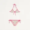 Bikini en lycra imprimé Gelatini à pois