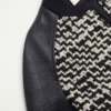 Blouson aviateur en tweed de laine avec patch Chez Valentino Blouson aviateur en tweed de laine avec patch Chez Valentino