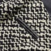 Blouson aviateur en tweed de laine avec patch Chez Valentino Blouson aviateur en tweed de laine avec patch Chez Valentino