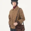 Blouson bomber en laine Valentino à motif pied-de-poule Blouson bomber en laine Valentino à motif pied-de-poule