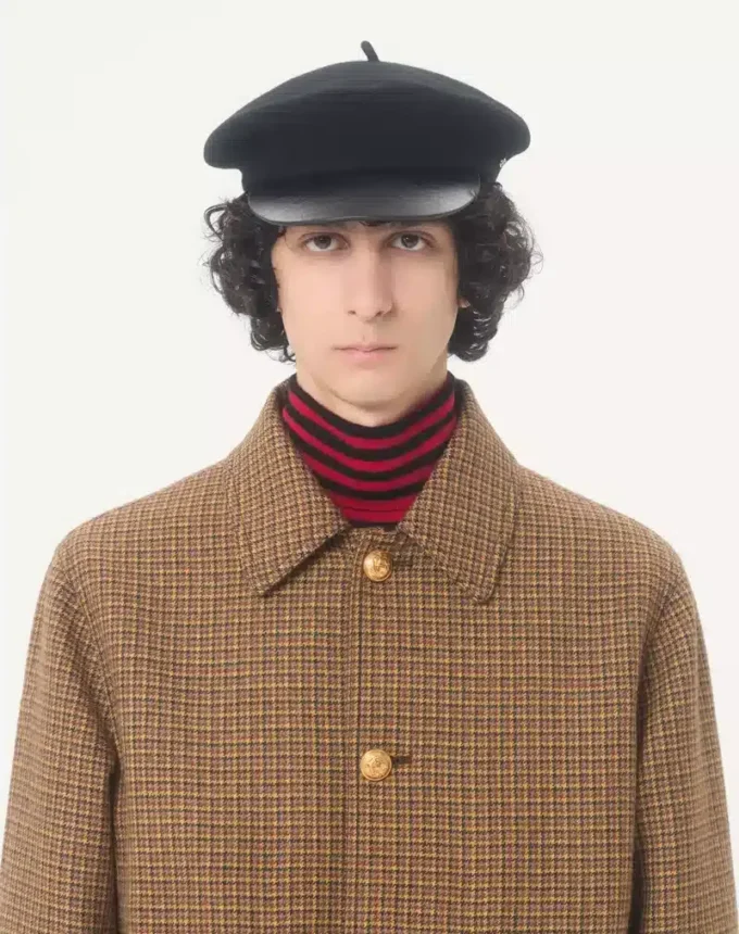 Blouson bomber en laine Valentino à motif pied-de-poule Blouson bomber en laine Valentino à motif pied-de-poule
