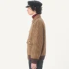 Blouson bomber en laine Valentino à motif pied-de-poule Blouson bomber en laine Valentino à motif pied-de-poule