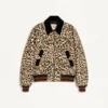 Blouson bomber Valentino en drapé de laine avec VGold sur les poches latérales Blouson bomber Valentino en drapé de laine avec VGold sur les poches latérales