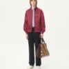 Blouson en nylon avec patch VLogo Blouson en nylon avec patch VLogo