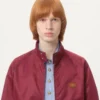 Blouson en nylon avec patch VLogo Blouson en nylon avec patch VLogo