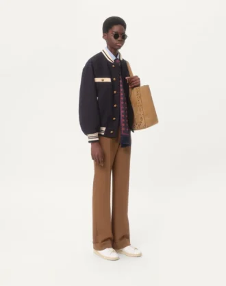 Bomber en tweed de coton