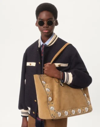 Bomber en tweed de coton