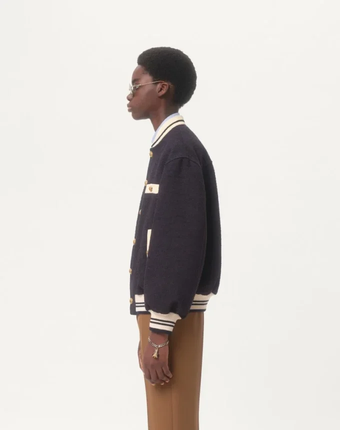 Bomber en tweed de coton Bomber en tweed de coton