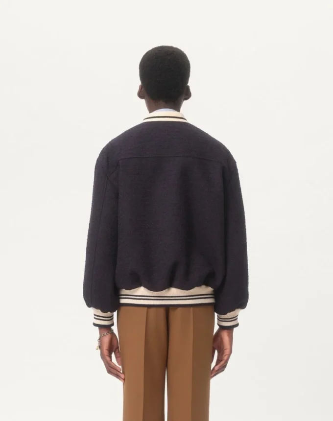 Bomber en tweed de coton Bomber en tweed de coton
