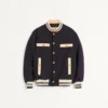 Bomber en tweed de coton Bomber en tweed de coton