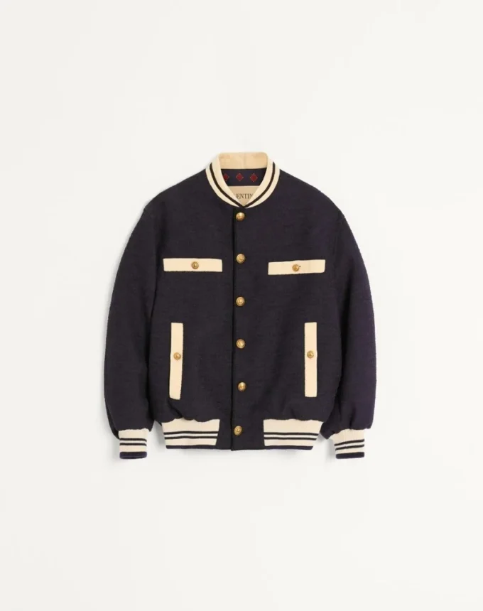 Bomber en tweed de coton Bomber en tweed de coton