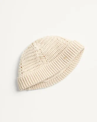 Bonnet en coton tricoté Vlogo Signature