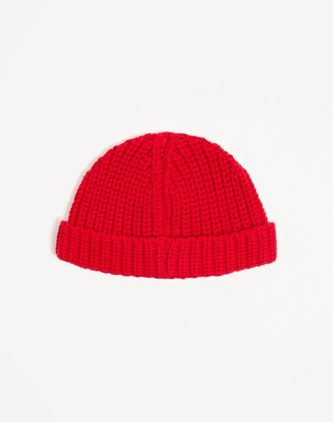 BONNET EN COTON TRICOTÉ VLOGO SIGNATURE