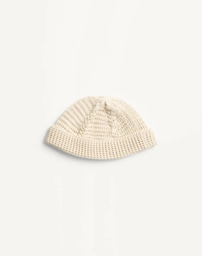 Bonnet en coton tricoté Vlogo Signature