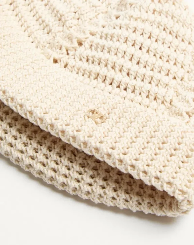 Bonnet en coton tricoté Vlogo Signature